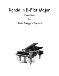 Rondo in B-Flat Major piano sheet music cover Thumbnail